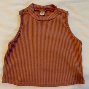 Pink crop top. Size small